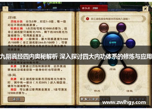 九阴真经四内奥秘解析 深入探讨四大内功体系的修炼与应用